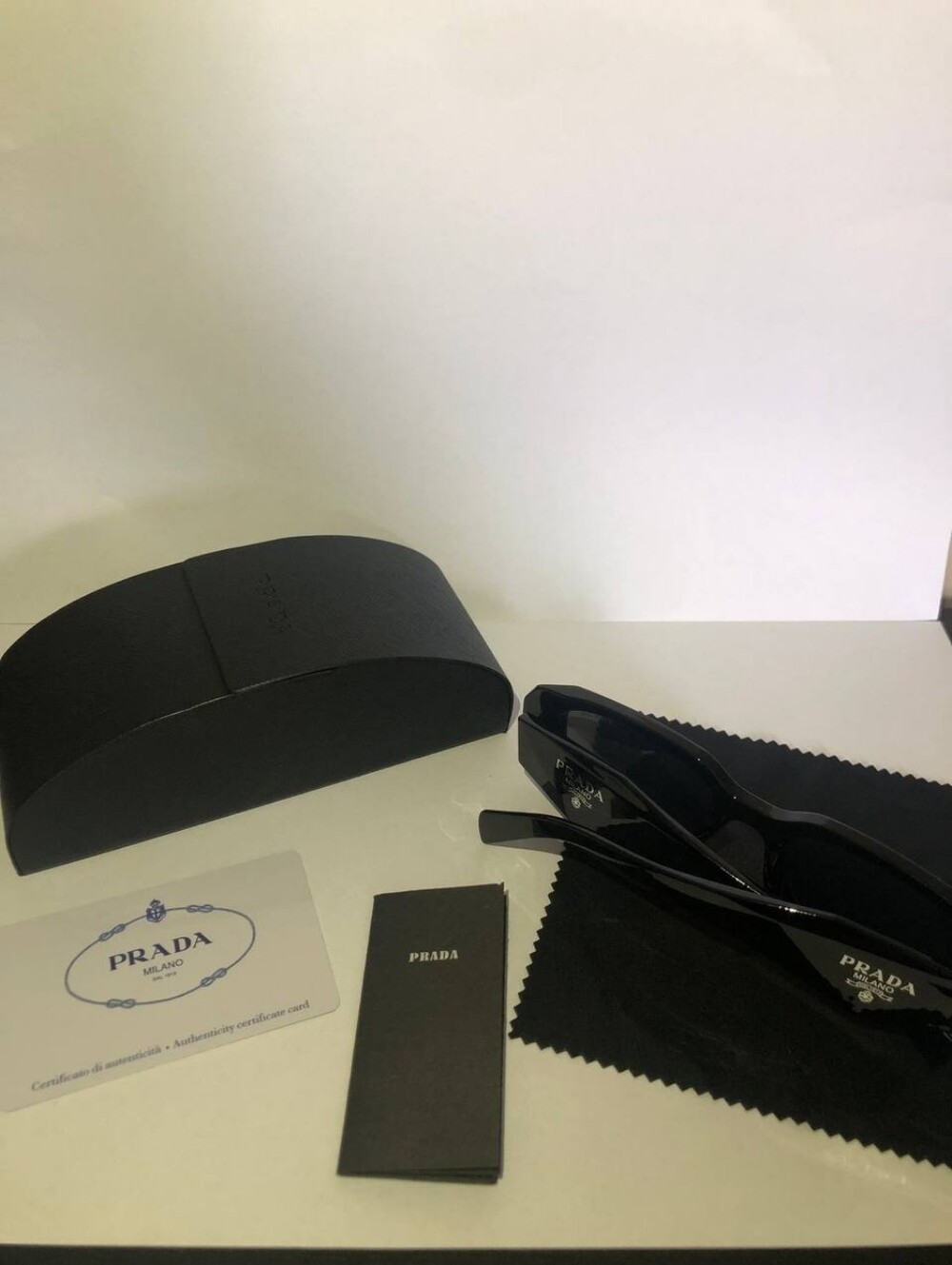 Prada Symbole Black Color Sunglasses - Picture 4 of 12